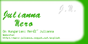 julianna mero business card